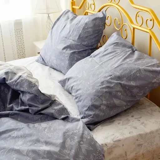 Комплект постільної білизни Viluta двоспальний ранфорс 21154  100% бавовна - фото 4