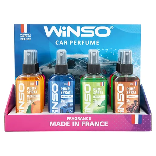Ароматизатор Winso Pump Spray MIX №1, 75мл, 12шт набір (500001)