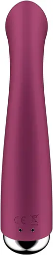 Вібратор Satisfyer Spinning G-Spot 1 16.5 см бордовий - фото 7