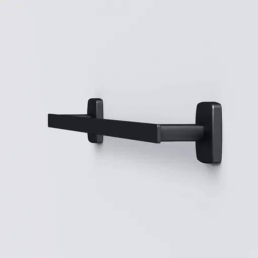 Вішалка для рушників AM.PM Gem 50 см black A90346422 Чорний матовий - фото 4