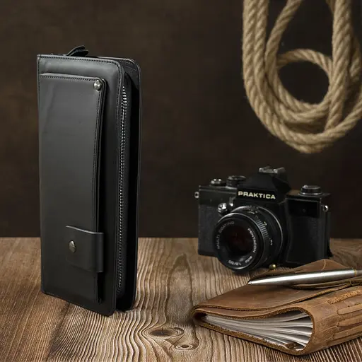 Чоловічий шкіряний клатч Vintage 21,5х11х2,5 см sum0012839 - фото 3