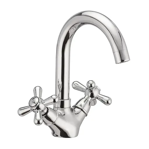 Смеситель для умывальника Haiba Dominox 274 HB0088 Хром - фото 1