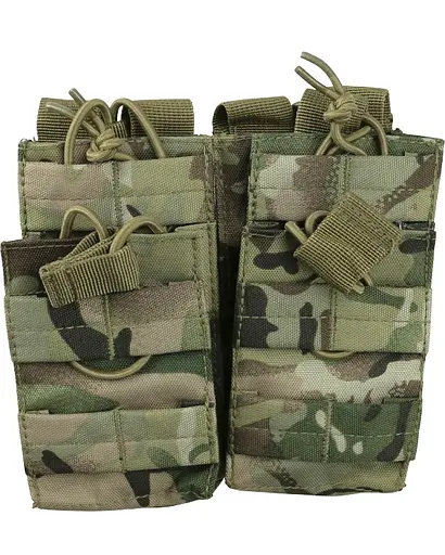Підсумок під магазини АК Kombat UK Double DUO Mag Pouch Мультикам (1000-kb-ddmp-btp) - фото 2
