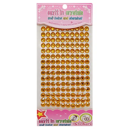 Полубусины наклейки СП-788, 8 мм, на планшетке 130 шт