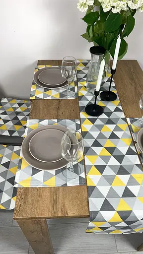 Комплект Доріжка водовідштовхувальна Трикутний принт 380х40 см 4 шт. - фото 3