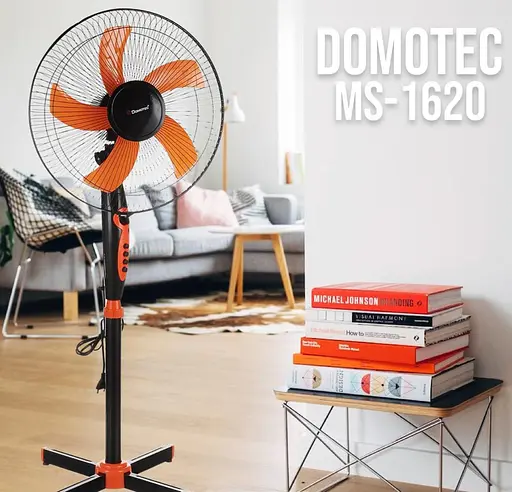Вентилятор напольный 3в1 Domotec MS-1620 настольный настенный с металлическими лопастями 3 скорости 40 Вт - фото 5