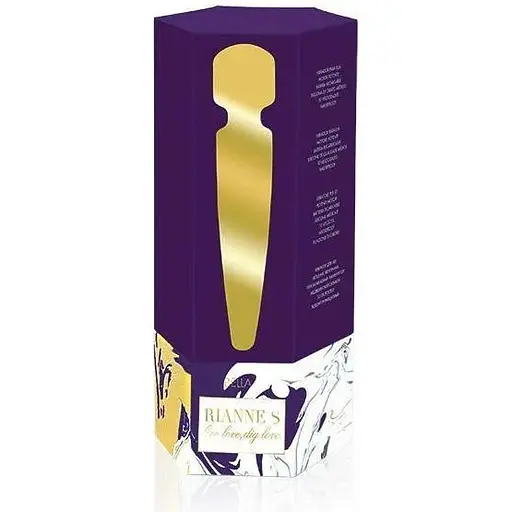 Вибромассажер Rianne S: Bella Mini Wand Purple 10 режимов работы медицинский силикон - фото 2