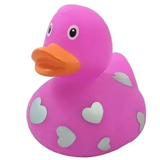 Качка FunnyDucks Рожева в сердечках (1938) - фото 1