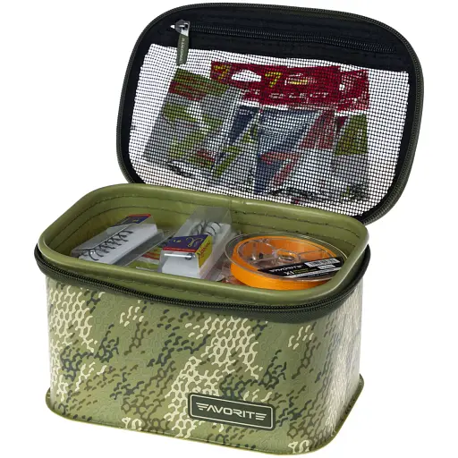 Коробка Favorite Eva Tackle Box TCLB-M 200x150x120mm Khaki - фото 5