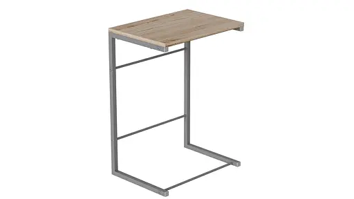 Столик Терри Ferrum-decor 650x440x330 Серый металл ДСП Дуб Сан-Марино 16 мм (FRD-104663) - фото 6