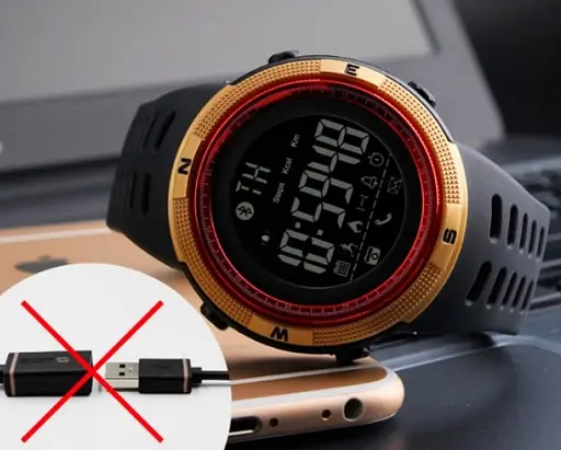 Умные наручные часы Skmei 1250 Smart Clever (Черные) - фото 7