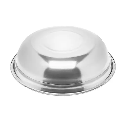 Миска кухонная из пищевой нержавеющей стали Ø 25 см H 6.5 см 2 л, Interos Серебристый 87611 - фото 4