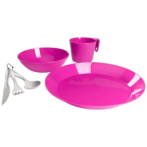 Набор посуды GSI Outdoors Cascadian 1 Person Table Set Розовый (1099-77318)