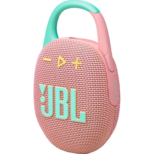 Колонка портативная 1.0 JBL Clip 5 Pink, 1.0 - канальный звук, 7 Вт, USB, Bluetooth - фото 3