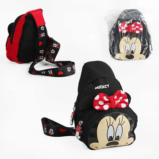 Сумочка Мінні Маус, два відділення, висота 19 см, C65520 (В асортименті) - фото 4