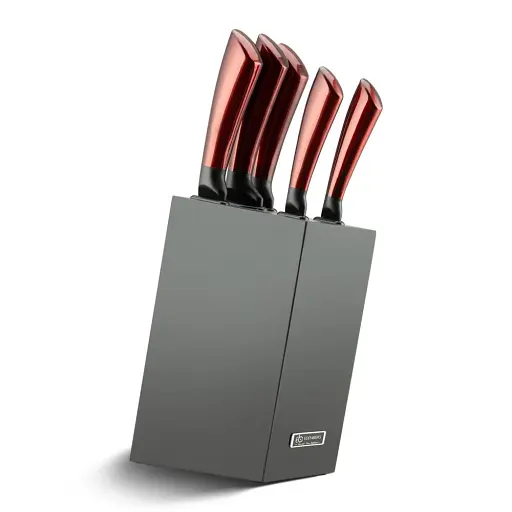 Набор кухонных ножей с подставкой 6 предметов Edenberg EB-936 - фото 9