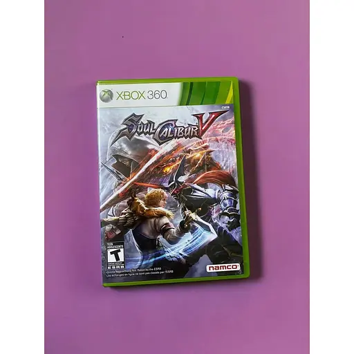 Диск с игрой на Xbox 360 лицензия Soulcalibur V, игра на Xbox 360 Soulcalibur V