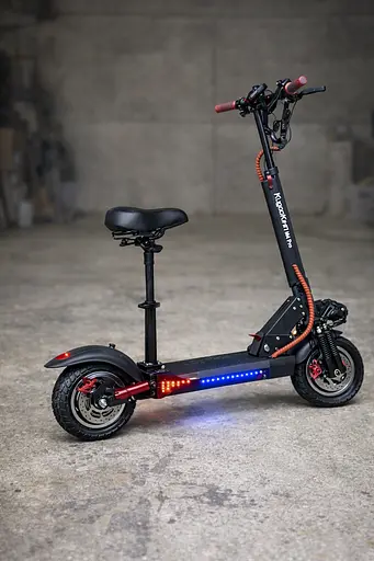 Электросамокат с сидением KugooKirin M4 PRO (1200W, 48V,21Ah) + NFC - фото 3