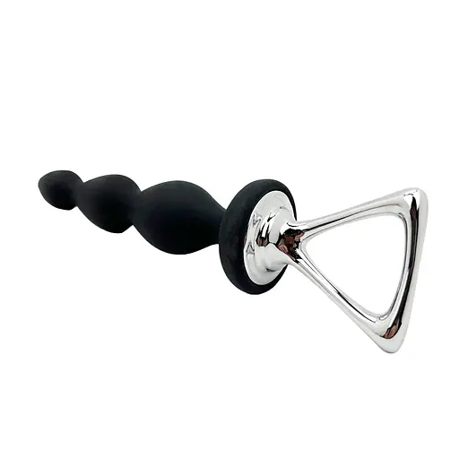 Анальний ланцюжок Adrien Lastic Arrow II 20 см (чорний) - фото 3
