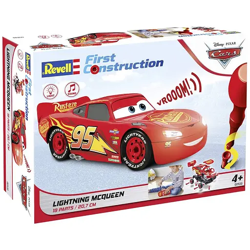 Конструктор дитячий Lightning McQueen – Disney Cars машинка зі світлом та звуками Revell 00920 - фото 7