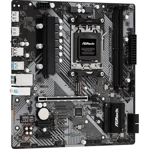 Материнська плата ASRock AM5 B650M-H/M.2+, B650, 2xDDR5, Int.Video (CPU), 4xSATA3, 2xM.2, 1xPCI-E 4.0 16x, 2xPCI-E 4.0 1x, 1x, 1x RTL8111H, 6xUSB3.2/6xUSB2.0, HDMI/DP, Micro ATX - фото 5