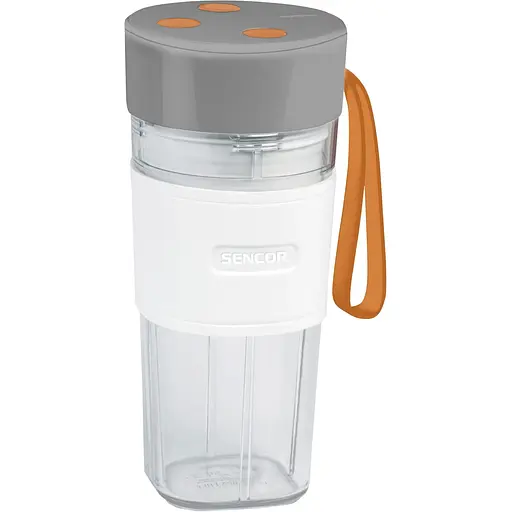 Sencor Блендер портативный для полосы 50Вт, чаша-330мл, USB, бело-серый