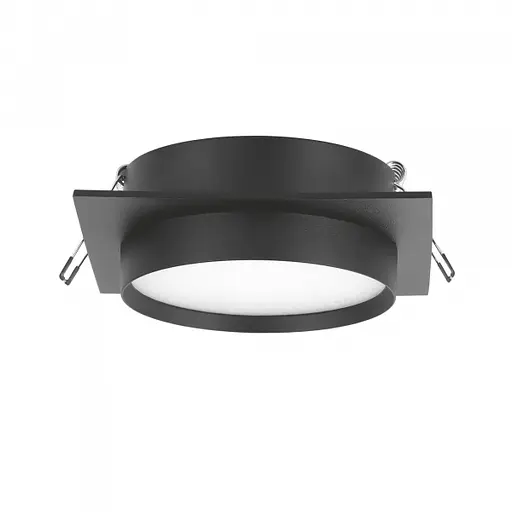 Світильник Videx під лампу GX53 врізний Квадратний Чорний (VL-SPF33S-B) - фото 2