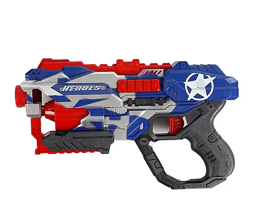 Пистолет SB 523, 20 мягких патронов на присосках, в коробке (6977836410843) Вид 3 - фото 1