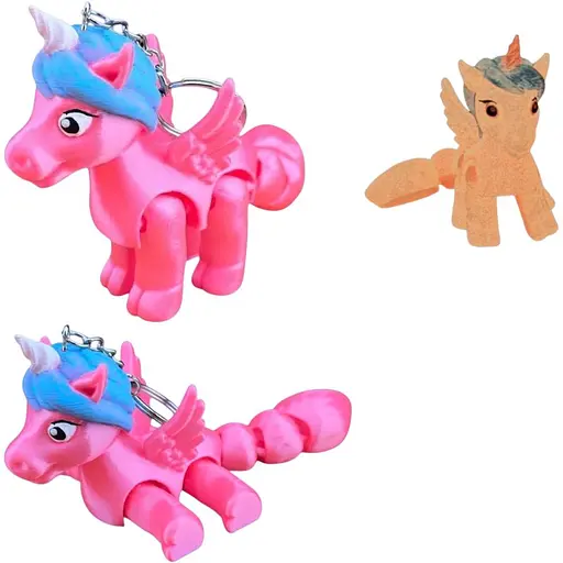 3D Іграшка Поні, 14 см, рухлива, світиться у темряві