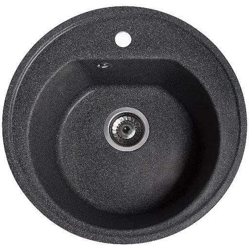 Гранітна кухонна мийка Romzha Klasicky Grafit (201) - фото 1