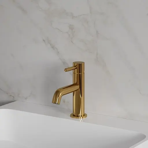 Смеситель для умывальника Omnires Y gold Y1210NGL Золотой - фото 3