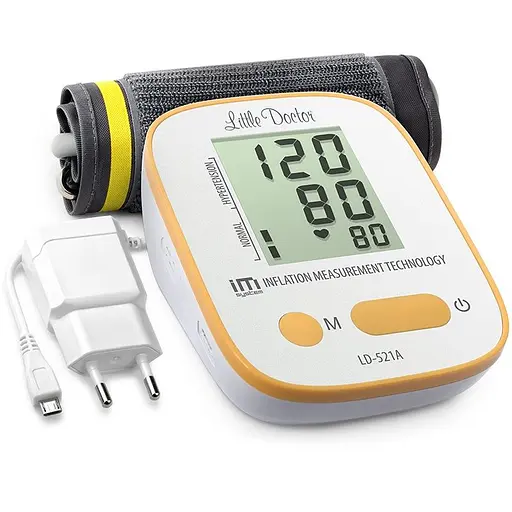 Тонометр Little Doctor LD-521a автоматичний на плече з адаптером Micro USB