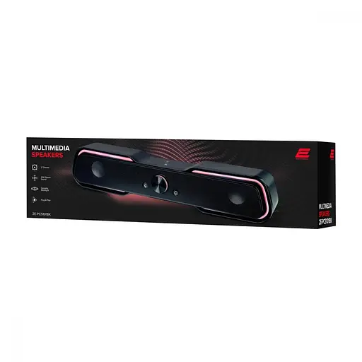 Саундбар 2E PCS101 RGB 2.0 USB Black (2E-PCS101BK) - фото 4