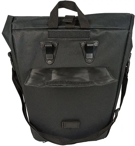 Велосипедная сумка Bikemate на багажник с дождевиком 22L черная sum0028924 - фото 6