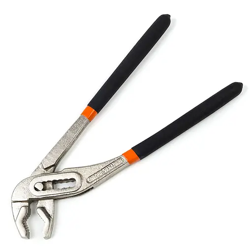 Ключ трубный Polax переставной с обрезиненными рукоятками 250 мм (44-001)