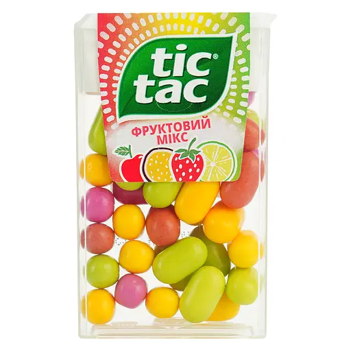 Драже Tic Tac Фруктовый микс 18 г (921338)