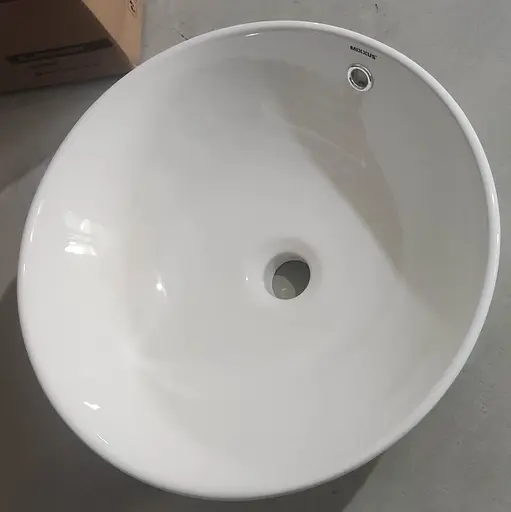 Умивальник накладний Mixxus Premium Ellipse-0205 430x430x175 мм з переливом MP6530, Білий - фото 4