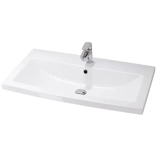 Умивальник Cersanit Como 80 см з переливом, меблевий - фото 1