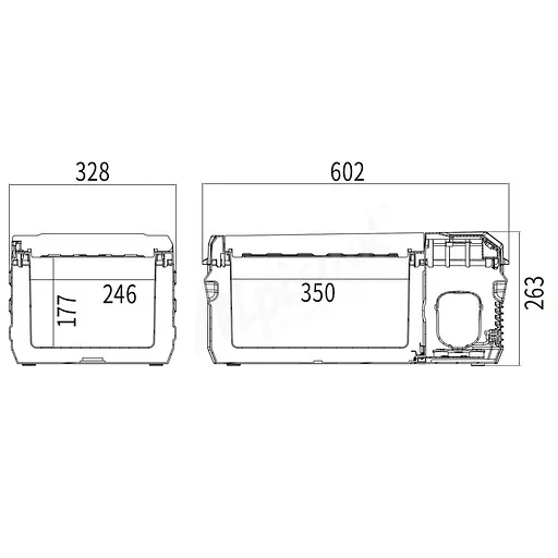 Компрессорный автохолодильник Alpicool NL15 (15 литров) - фото 3