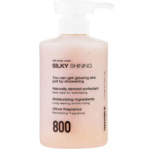 Помякшуючий гель-скраб для душу з морською сіллю Silky Shining Salt Body Wash Medi-Peel 500 мл - фото 1