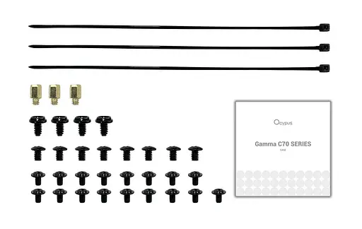Корпус OCYPUS GAMMA C70 BK (GAMMA-C70-BKG000XX-GL) без блока питания - фото 9