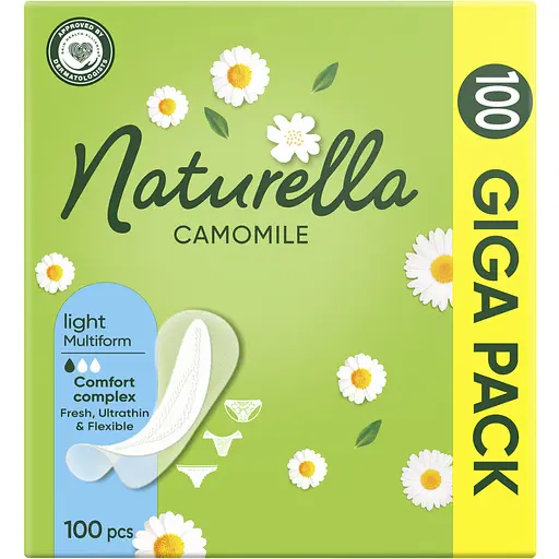 Уцінка. Щоденні прокладки Naturella Camomile Light Multiform 100 шт.  - фото 2