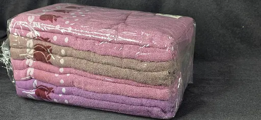 Набор махровых банных полотенец 70х140 см, комплект 8 шт. D-958-120 большой набор махровых полотенец для бани Разные цвета - фото 1