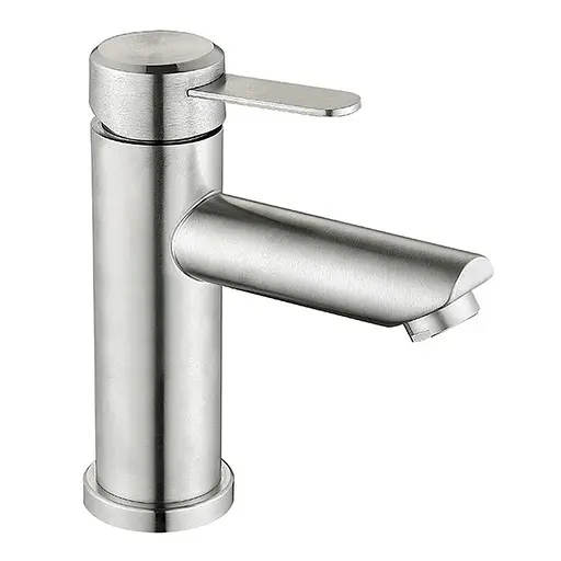 Смеситель для умывальника Mixxus FAN-001-A нержавеющая сталь MI6100 Нержавеющая сталь - фото 1