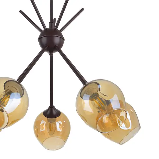 Люстра стельова Brille класична E27 60W BR (LK-677C/5) - фото 7