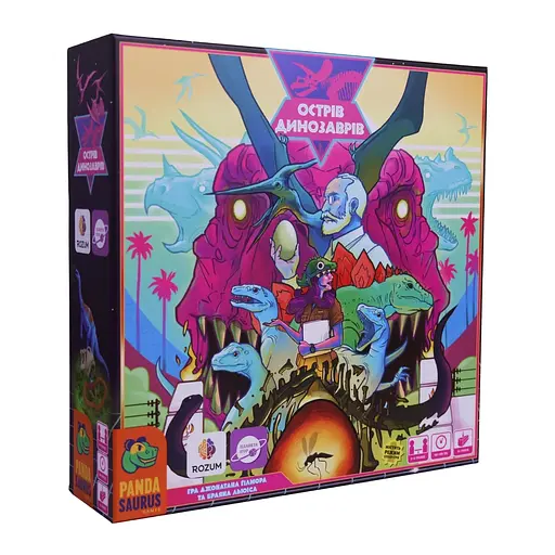 Настільна гра Планета Ігор Острів Динозаврів (Dinosaur Island) (укр.) (RO31UA)