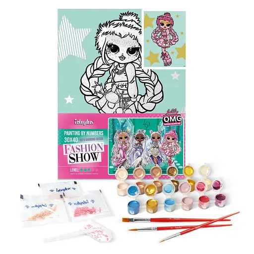 Картина за номерами "L.O.L. Surprise! O.M.G. Fashion show La Rose" KHO6271, 30х40 см - фото 2