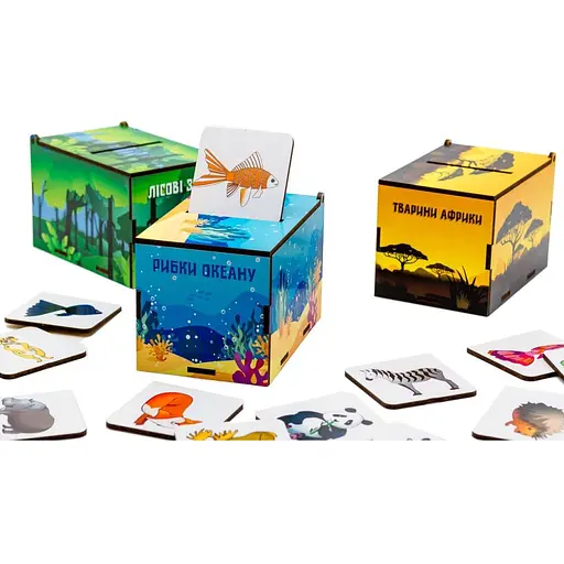 Дитячий Сортер Монтессорі PuzzleOK Чарівна природа Арт-88738 - фото 6