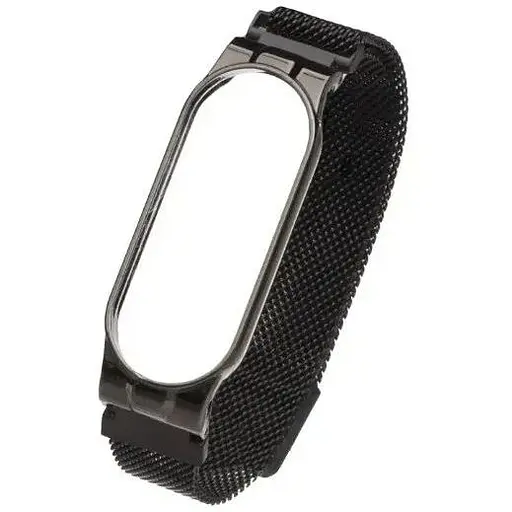 Ремешок Миланская Петля Mi Band 7 Черный (02) - фото 1