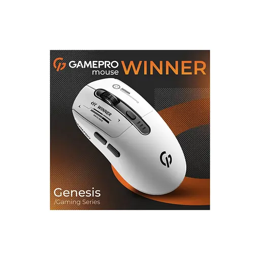 Мышка GamePro Genesis Winner Wireless/Bluetooth/USB White (GM079W) - фото 5